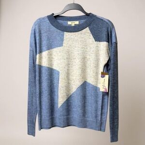 Peyton Primrose Women's Blue‎ Star Sweater